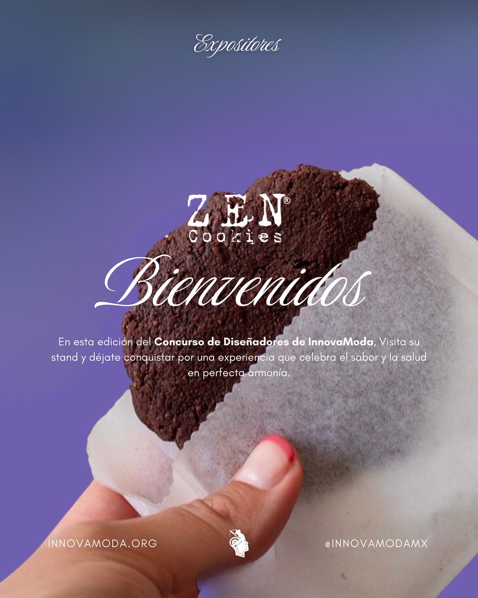 TjInnovadora's tweet image. 🍪En #InnovaModa2025 damos la bienvenida a ZEN Cookies, marca tijuanense que transforma el concepto de postre en experiencia de bienestar y sabor consciente

¡Ya viene @InnovaModa_Mx!

📅Domingo 17/Agosto
📍Hotel Castillos del Mar
🎟️Boletos YA A LA VENTA⤵️
eventbrite.com/e/innovamoda-c…