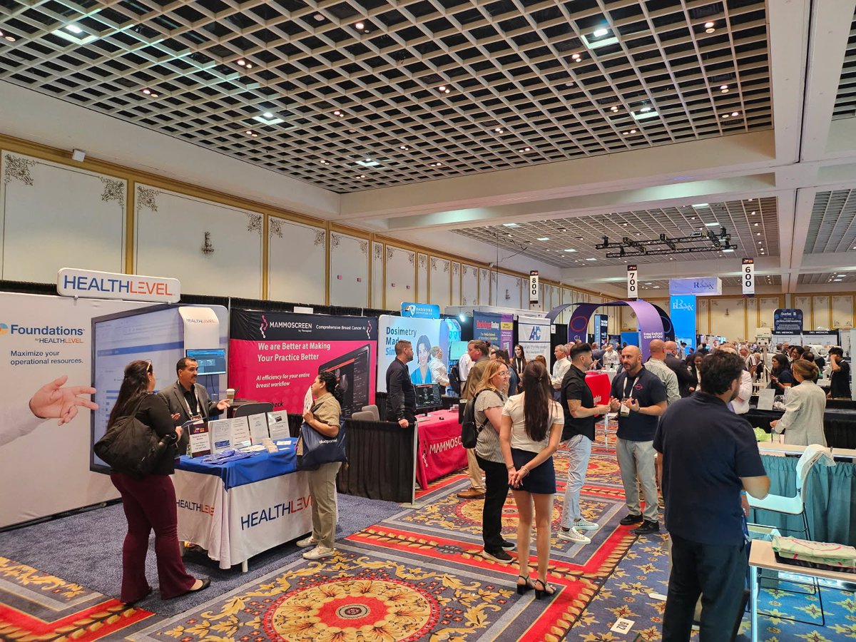 If you haven't yet, come by booth 603 to say, "hello!" at #ahra2025. 👍 healthlevel.com/events/lets-co…

#radiology
#imaging
#informatics
#metrics
#analytics
#businessoperations
#healthcare
#hospitals
#AHRA25