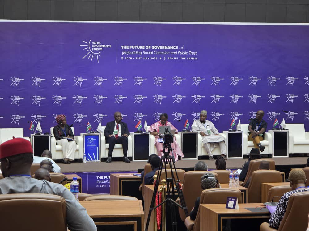 Dr. Christopher Fomunyoh (@chrisfomunyoh) on Twitter photo Last week's Sahel Governance Forum #SGF2025 in Banjul was acute reminder that West Africa & partners are firmly supportive of sustainable peace, development & inclusive governance in the Sahel. Thank you conveners <a href="/UNDP/">UN Development</a> & <a href="/GEJFoundation/">Goodluck Jonathan Foundation</a>. Bravo co-panelists & moderator <a href="/joeasunka/">Joseph Asunka</a> Last week's Sahel Governance Forum #SGF2025 in Banjul was acute reminder that West Africa & partners are firmly supportive of sustainable peace, development & inclusive governance in the Sahel. Thank you conveners <a href="/UNDP/">UN Development</a> & <a href="/GEJFoundation/">Goodluck Jonathan Foundation</a>. Bravo co-panelists & moderator <a href="/joeasunka/">Joseph Asunka</a>