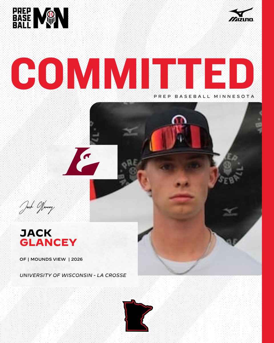 Prep Baseball Minnesota (@prepbaseballmn) on Twitter photo 🎓𝐂𝐨𝐦𝐦𝐢𝐭𝐦𝐞𝐧𝐭 𝐖𝐚𝐭𝐜𝐡🎓
Jack Glancey, (2026, OF, <a href="/mvvarsbaseball/">Mounds View Baseball</a>) commits to the University of Wisconsin-La Crosse.
👤 loom.ly/M_v8Ua8
<a href="/jack_glancey5/">Jack Glancey</a> ✖️ <a href="/UWLAXBaseball/">UW-LACROSSE BASEBALL</a> 🎓𝐂𝐨𝐦𝐦𝐢𝐭𝐦𝐞𝐧𝐭 𝐖𝐚𝐭𝐜𝐡🎓
Jack Glancey, (2026, OF, <a href="/mvvarsbaseball/">Mounds View Baseball</a>) commits to the University of Wisconsin-La Crosse.
👤 loom.ly/M_v8Ua8
<a href="/jack_glancey5/">Jack Glancey</a> ✖️ <a href="/UWLAXBaseball/">UW-LACROSSE BASEBALL</a>