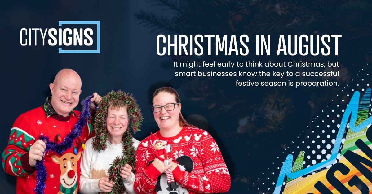 A tired or outdated display could be holding your business back during the most competitive season of the year. 

Start planning today and make this Christmas your best yet: citysigns.co.uk  

#ChristmasPrep #FestiveSignage #Retail #HolidayDisplays #WorcestershireHour