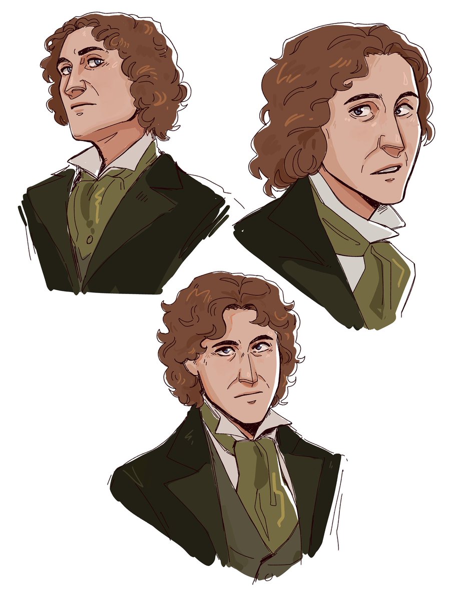 a few studies i did to figure out 8’s face! the eighth doctor big finish audios have completely consumed my life over the last few weeks