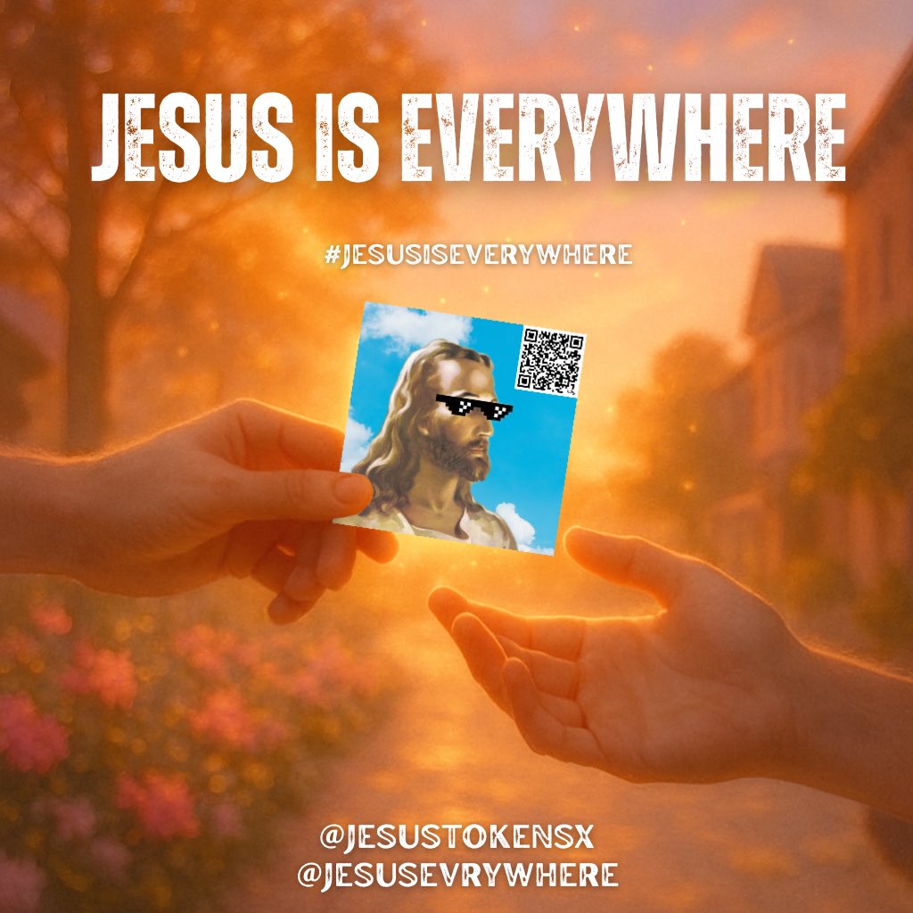 $JesusIsEverywhere (@jesusevrywhere) on Twitter photo Heβs in the love you give and the kindness you share. πβ¨
βLet all that you do be done in love.β β 1 Corinthians 16:14
$Jesus Is Everywhere
#JesusIsEverywhere
<a href="/JesusTokensx/">$JESUS π</a> Heβs in the love you give and the kindness you share. πβ¨
βLet all that you do be done in love.β β 1 Corinthians 16:14
$Jesus Is Everywhere
#JesusIsEverywhere
<a href="/JesusTokensx/">$JESUS π</a>