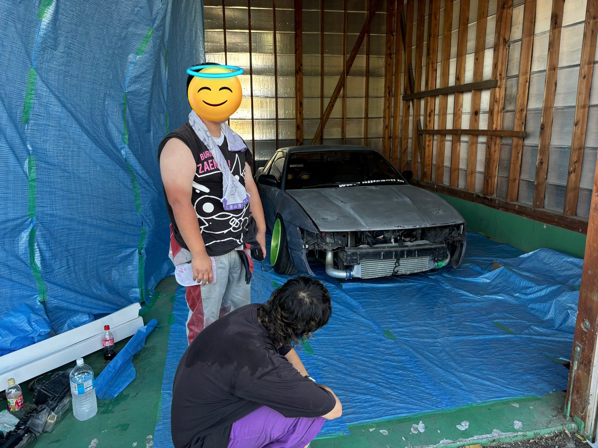 外装フル入れ替えしたりマフラー延長加工したり全塗装ちょっかい出したり頑張ったからカッコよくなってニッコリ