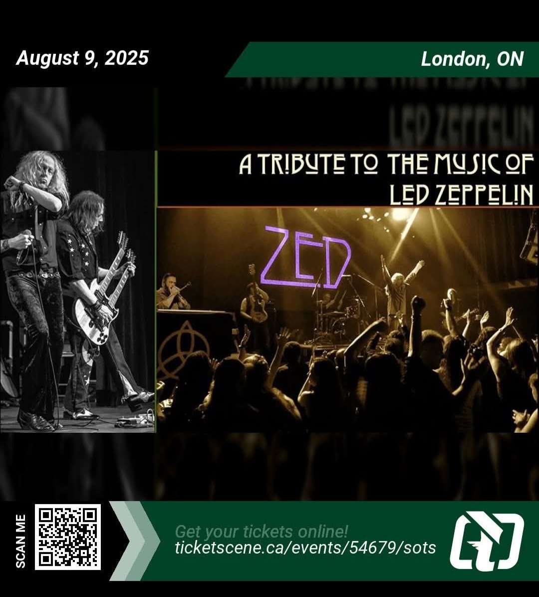 Saturday August 9th.
ZED is Back at Eastsides!
GET YOUR TICKETS NOW BEFORE THEY'RE GONE!!
ticketscene.ca/events/54679/s…
