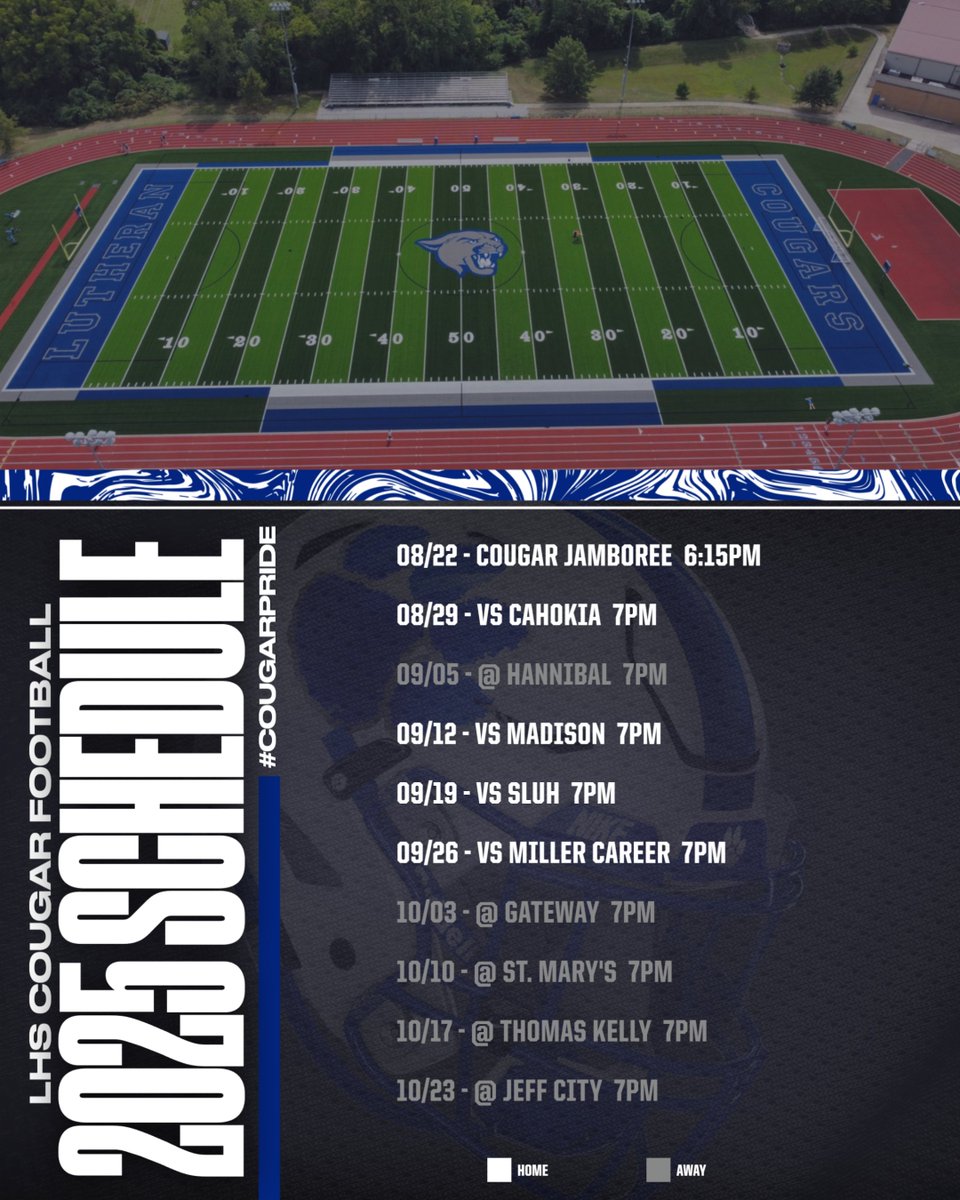 🚨2025 Schedule🚨 #CougarPride