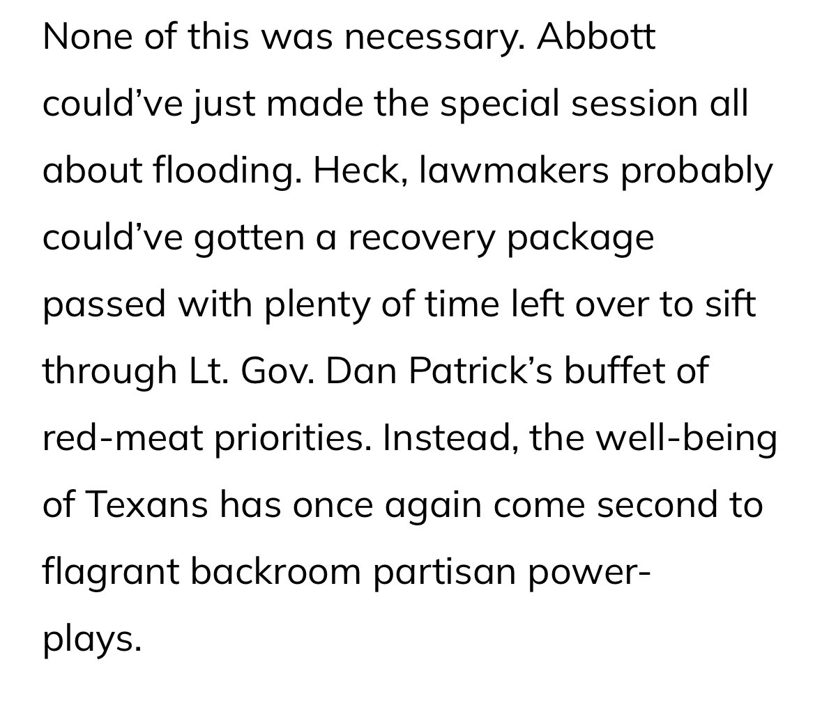 evan7257's tweet photo. Greg Abbott put redistricting over Texas flood recovery. Now he’s threatening democracy l Editorial

(Link in next tweet) https://t.co/1rADHxVYQI