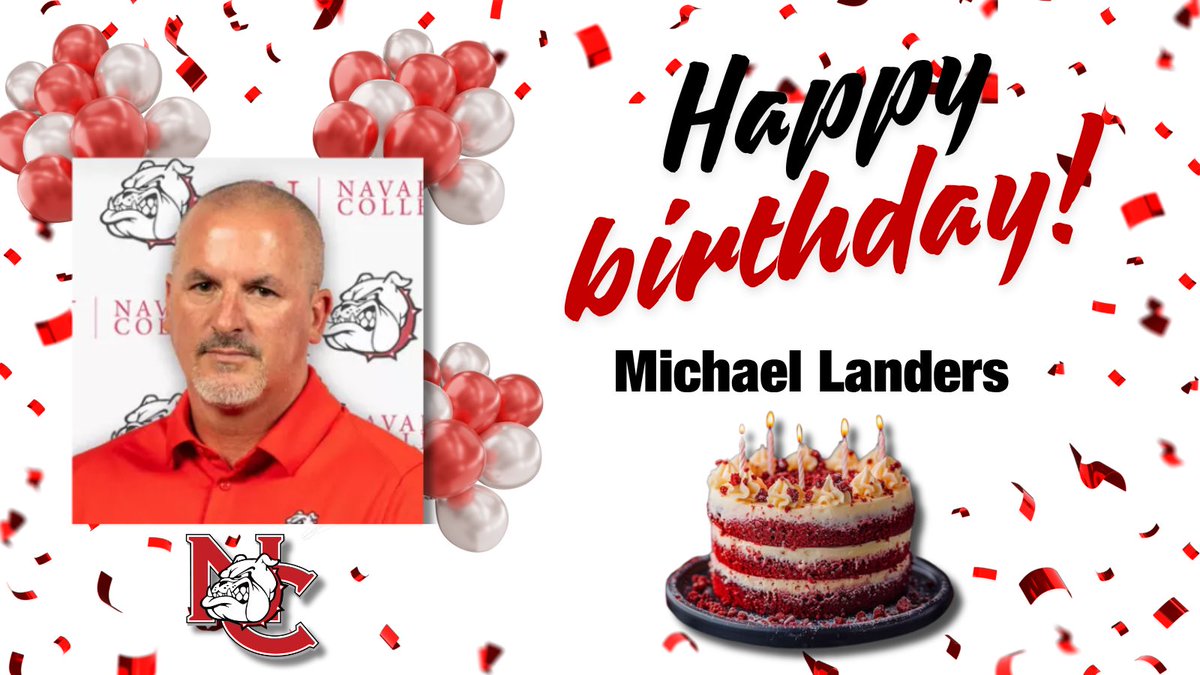 Navarro Basketball (@navarrobball) on Twitter photo Happy Birthday to our fearless leader! We thank you for all that you do for our program & athletic department. We wish you a great happy birthday today & many blessings! 🎁🐾🐶🎉🎂
<a href="/NCBulldogsAD/">Michael Landers</a> Happy Birthday to our fearless leader! We thank you for all that you do for our program & athletic department. We wish you a great happy birthday today & many blessings! 🎁🐾🐶🎉🎂
<a href="/NCBulldogsAD/">Michael Landers</a>
