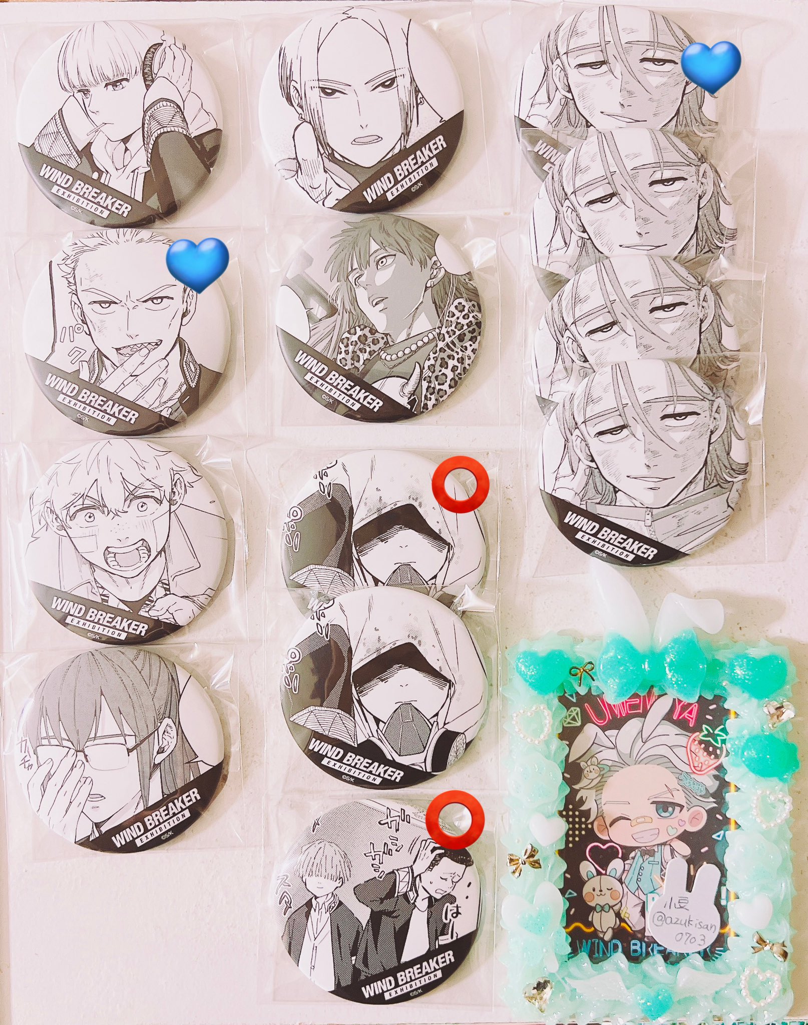 WIND BREAKER展 原作コマ缶バッジ 梅宮 ウィンブレ ウィンブレ展 windbreaker展 原作コマ缶バッジ 梅宮一 - メルカリ