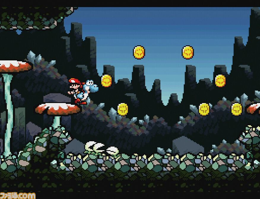 famitsu's tweet photo. 【今日は何の日？】
『スーパーマリオ ヨッシーアイランド』が発売30周年（1995年8月5日発売）
https://t.co/vVSqlQfiiW

赤ん坊マリオとの出会いを描く、ヨッシーを主人公にした初めてのアクション作品。絵本のような温かみのある手書き風グラフィックが印象的。

#ヨッシーアイランド https://t.co/hhGHcs9WNI