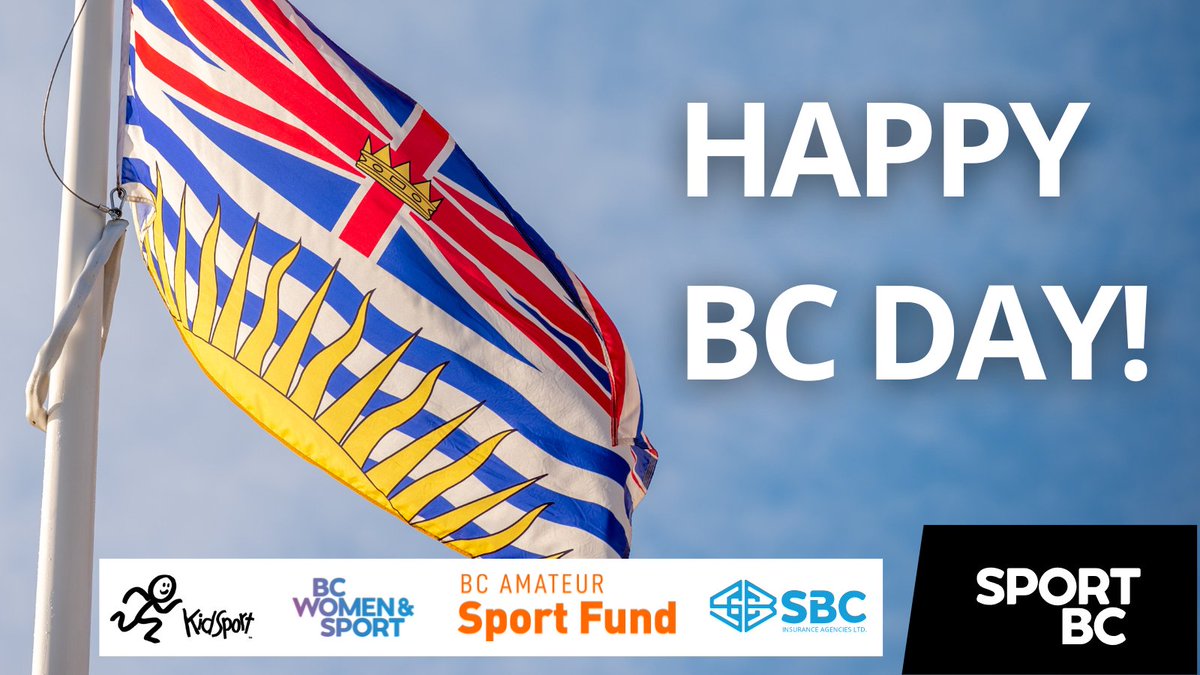 Wishing our members and everyone that makes sport in BC possible a safe and active BC Day! #PoweringSport