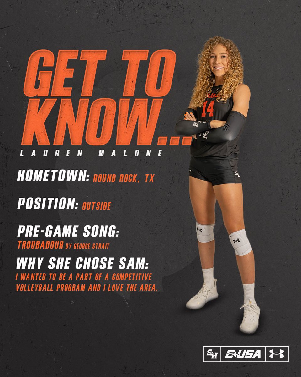 BearkatsVB's tweet photo. Time to get to know our team— first up, Avery Fowler and Lauren Malone! 

#EatEmUpKats https://t.co/2xSlhf7DqE