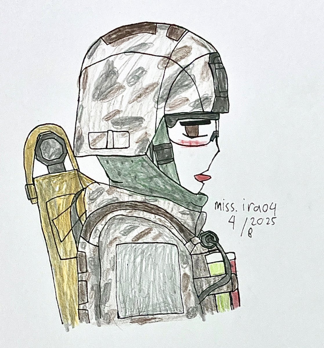 miss_ira04's tweet photo. Half face reveal of Coyote Squad Assault
-
-
#Battlefield #Battlefield6 #BattlefieldFanart #BF6 #Game #Gamefps #DICE #EA #EADICE #Fanart #Art #Drawing #AnimeStyle #Illustration #TraditionalArt #Рисунок #К��ртинка #Арт #イラスト #アート #描画 https://t.co/KY7AHwkicG