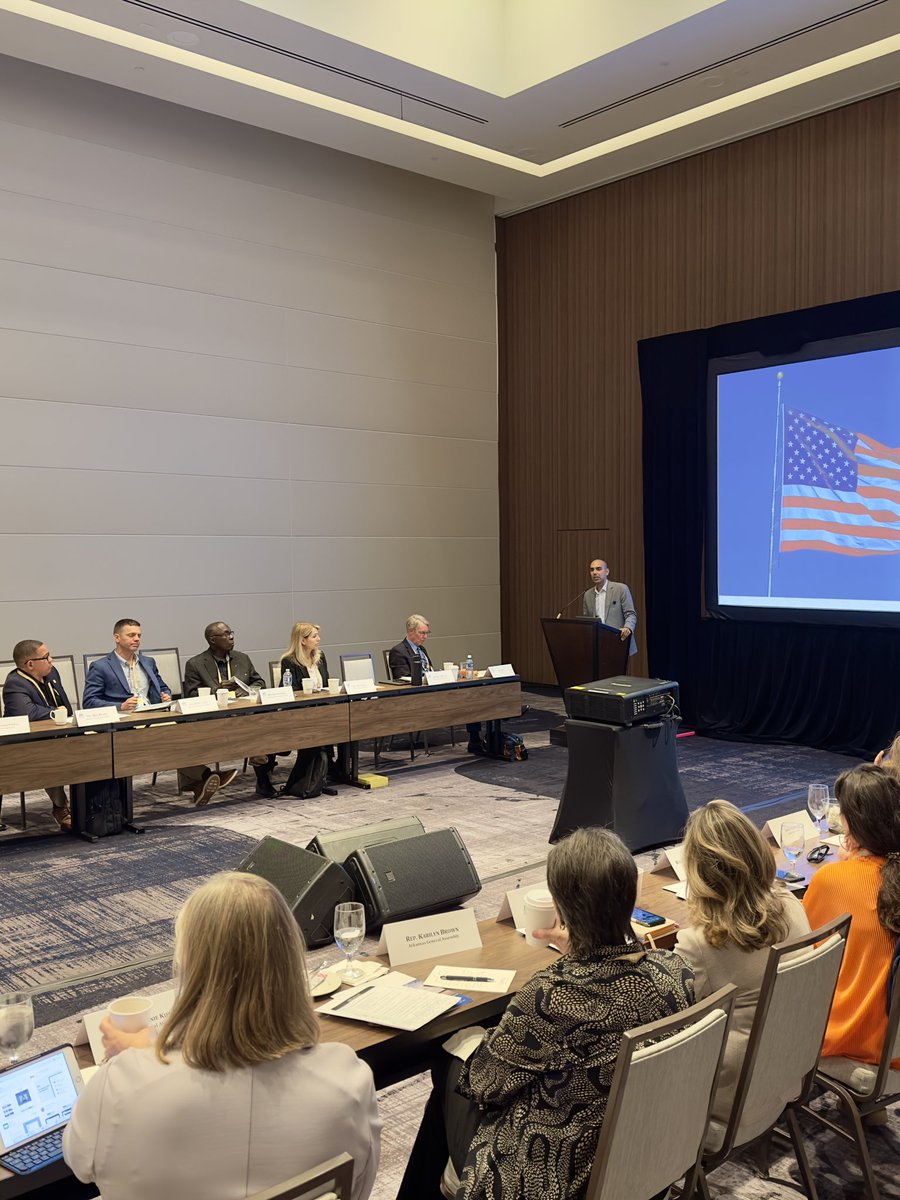 Happy NCSL Week! Massachusetts is proud to welcome this year’s National Conference of State Legislatures to Boston. Secretary @iamjonsantiago joined the Military &amp; Veterans Affairs Task Force to highlight the transformation of veterans services over the past two and a half