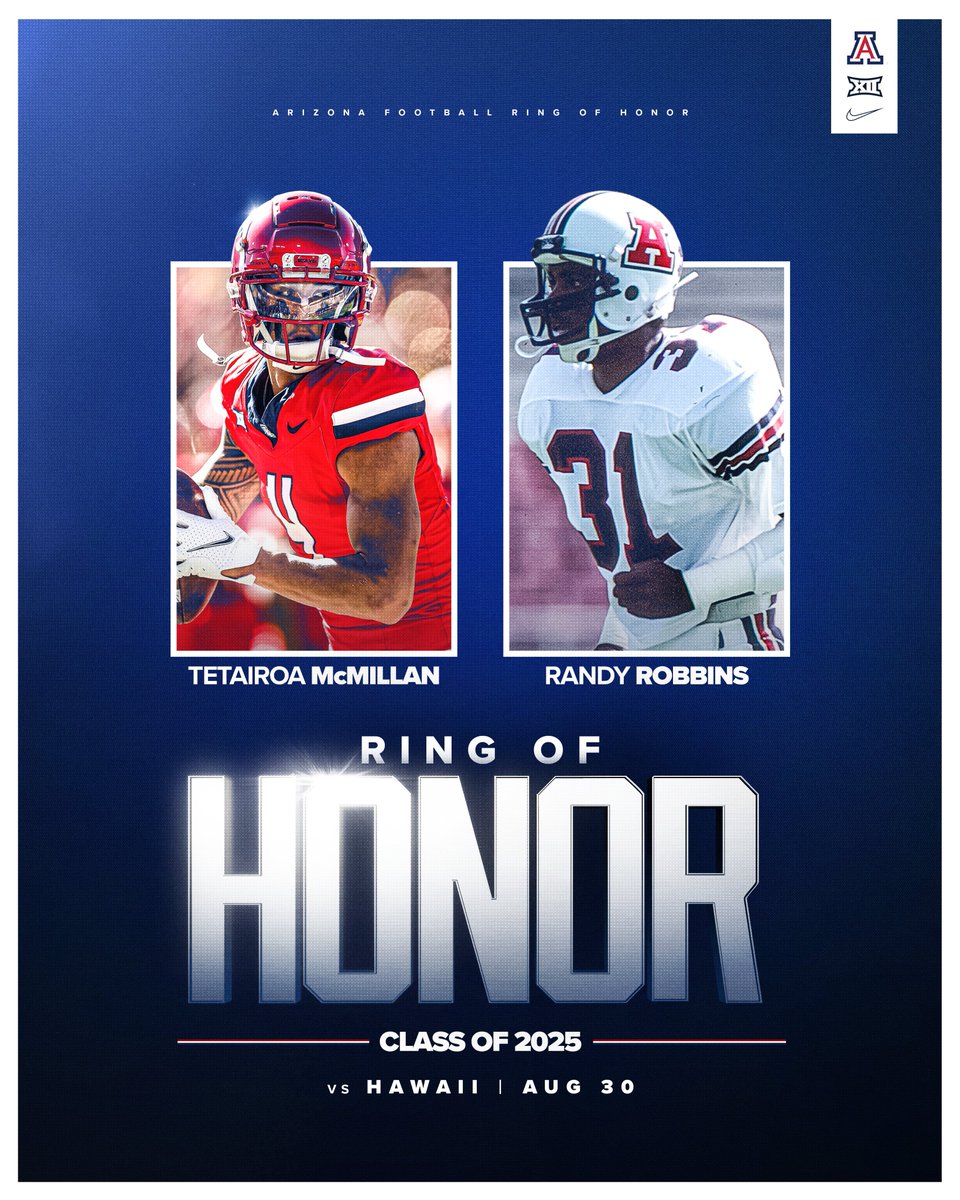 We are thrilled to announce the addition of two Wildcat legends to the Ring of Honor 🐻⬇️