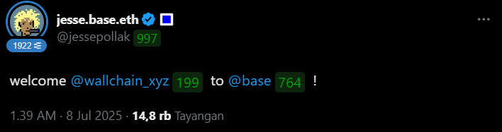 arifin031095's tweet photo. This is so good , @wallchain_xyz build in @base Network 🚀
Don't stop earn QUAKS guys, if you don't have invitation link , use my link here:
https://t.co/Qs6m6KtplW
Connect your X account and start earn QUAKS!
#wallchain #Base #Quaks https://t.co/vQxyuPMKio