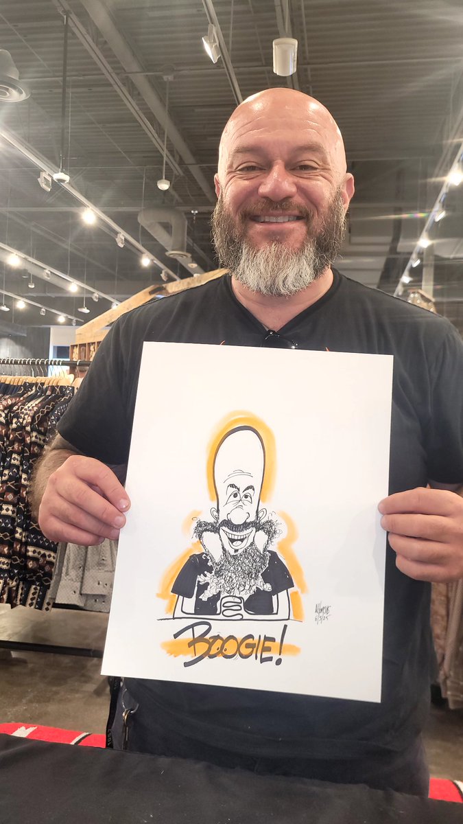 iamscribbles's tweet photo. Michael Hopkins Event Caricatures https://t.co/XiEdXIW8Ie https://t.co/5cz4MIeYUt
