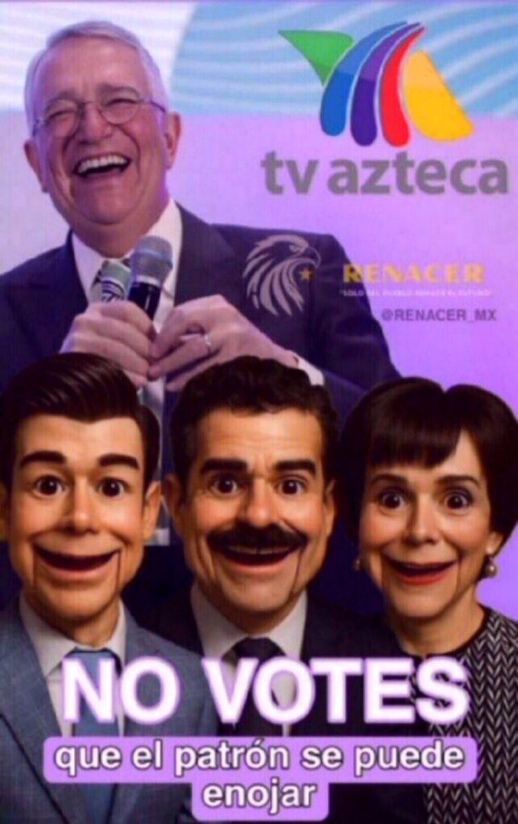 Jesus163429's tweet photo. 🚨Ya salieron  los #Abogaster de #ElBurroToxico para defender la supuesta falta de libertad de expresión.

Que raro que los #Abogasters de los patrones se mantuvieron callados cuando #RicardoSalinasPliego convocó a NO VOTAR en las elecciones judiciales. https://t.co/BHiSMZynuv