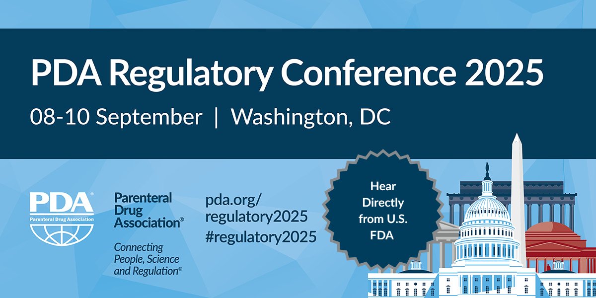 PDA (@pdaonline) on Twitter photo Join us at the PDA Regulatory Conference 2025, where FDA engagement is front and center. Choose from 15 concurrent sessions across three focused tracks, Quality Systems, Current Practices & Innovations, and Supply Chain.
hubs.ly/Q03B7wpY0 Join us at the PDA Regulatory Conference 2025, where FDA engagement is front and center. Choose from 15 concurrent sessions across three focused tracks, Quality Systems, Current Practices & Innovations, and Supply Chain.
hubs.ly/Q03B7wpY0