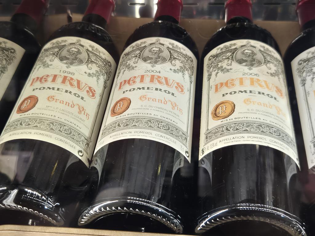 Carrefour supermarket in Monte Carlo, Monaco. That is a €5000 bottle of wine.