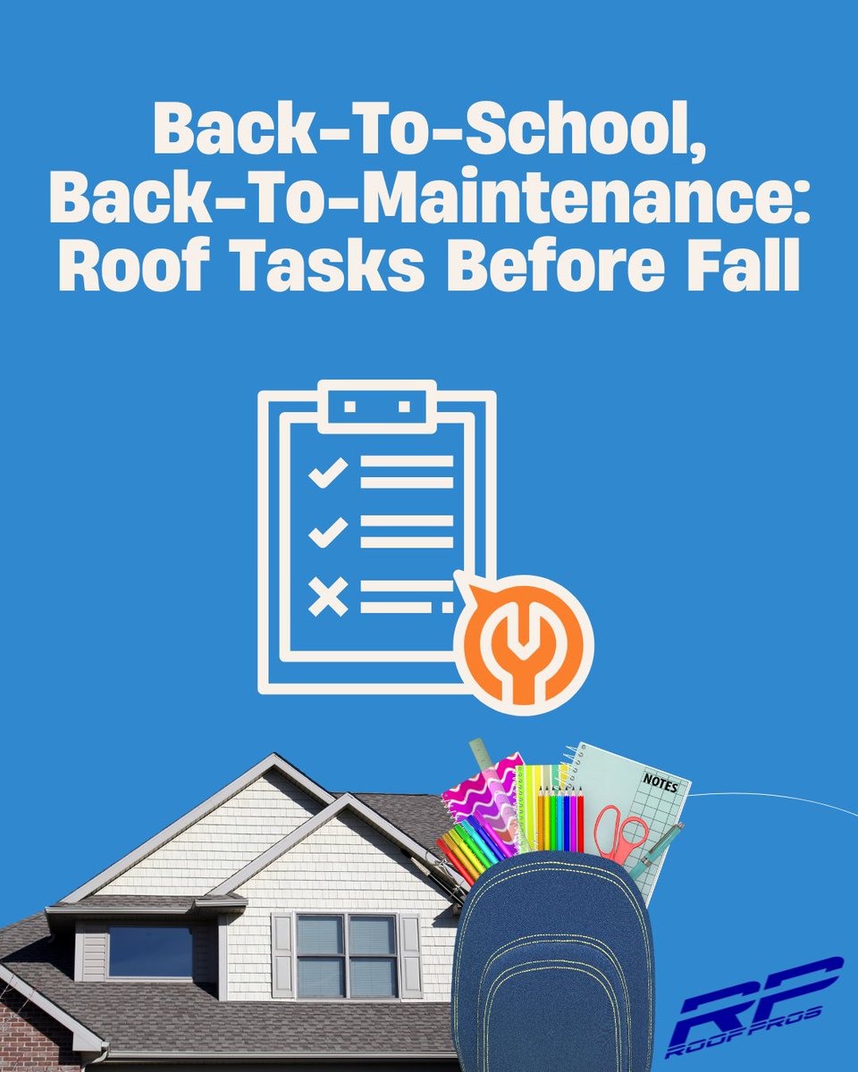 As summer winds down and Florida families gear up for back-to-school season, it’s the perfect time to give your home some overdue attention, starting with your roof.

Read our new blog for roof tasks to take on before fall hits: roofprosflorida.com/back-to-school…