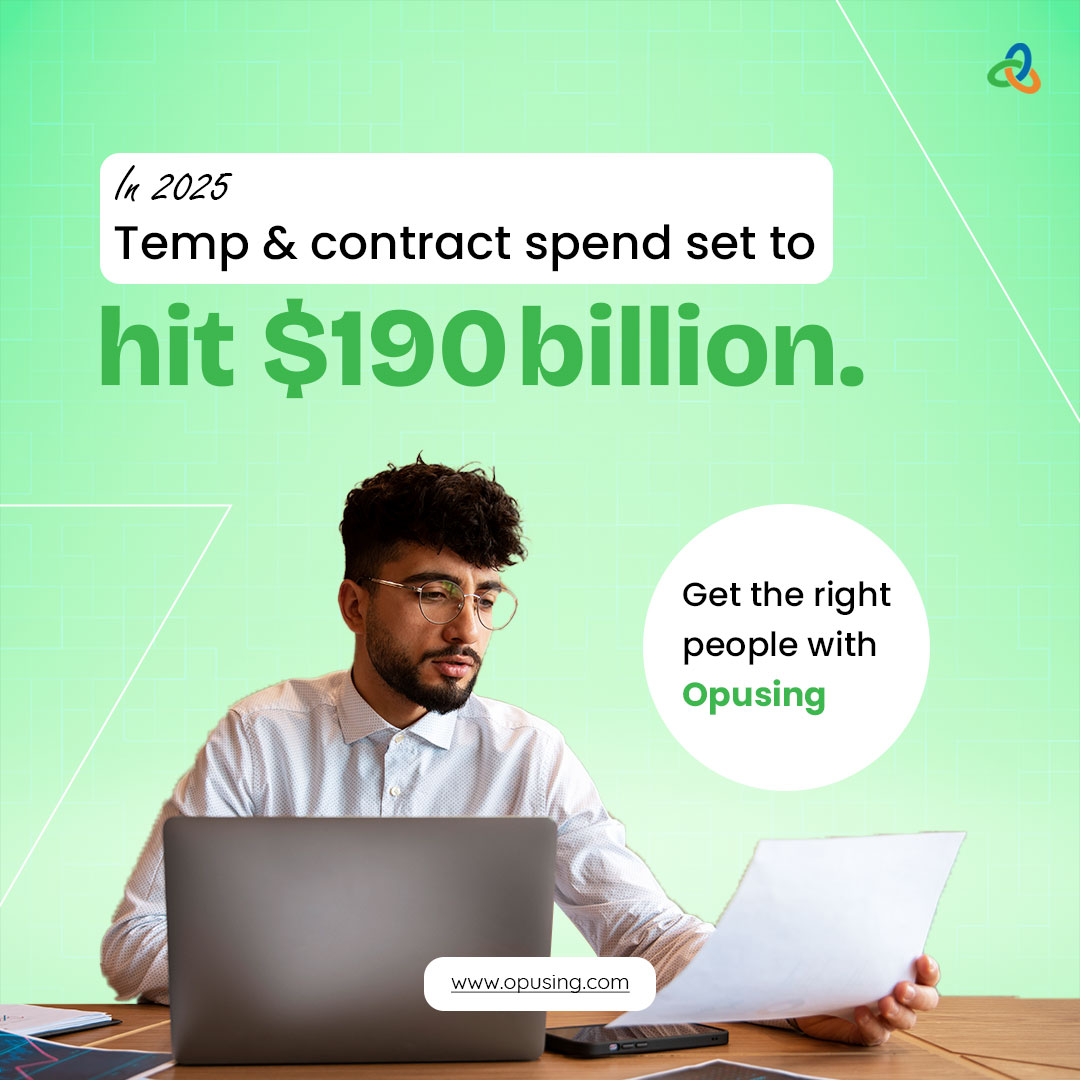 OpusingLLC's tweet image. With nearly $200 billion moving into contingent staffing, businesses are prioritizing speed and quality. Opusing helps you respond to demand faster, hiring people who are already vetted, trained, and ready to work. 

#Opusing #talentmanagement #staffing #talentacquisition