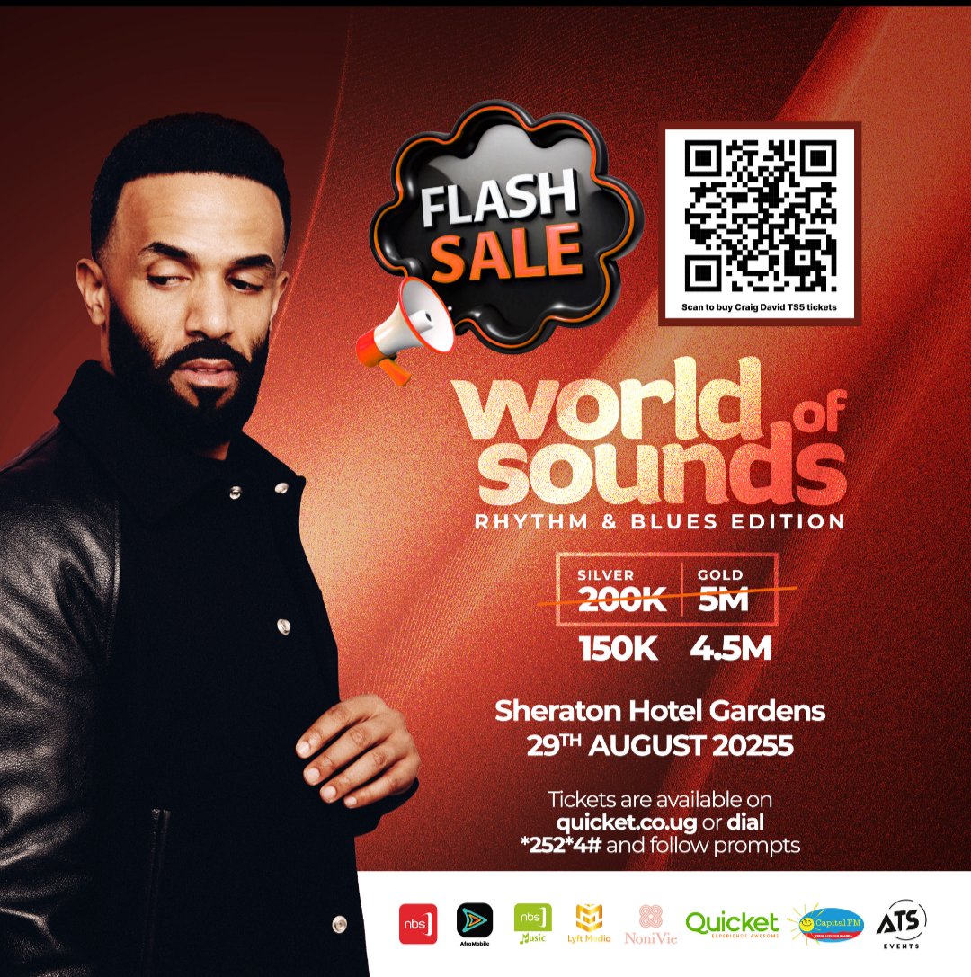 The flash sale ends in two days grab your discounted ticket here quicket.co.ug/events/320191-…