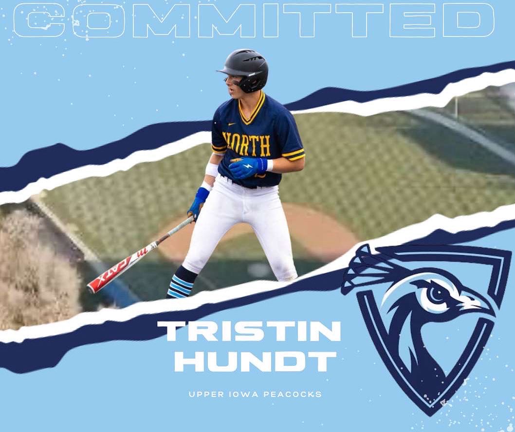 I am happy to announce that I have committed to play Division 2 baseball at Upper Iowa University. I would like to thank my friends, teammates, coaches, and especially my family. A big thanks to the coaching staff at UIU for giving me the opportunity to play at the next level. 🦚