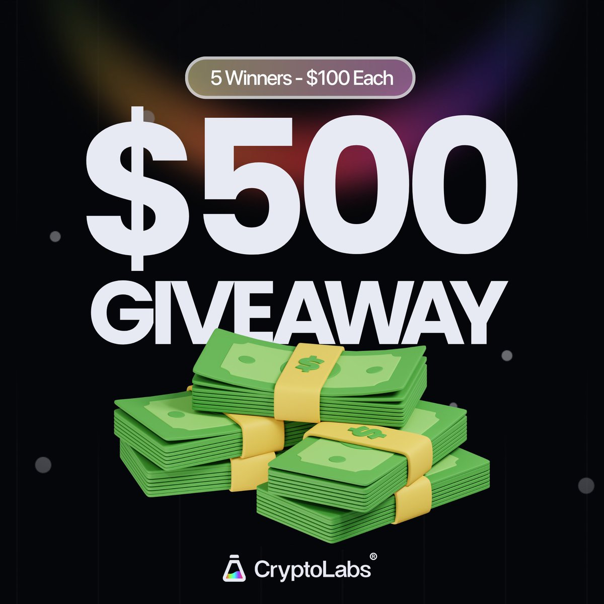 CryptoLabs (@cryptolabsio) on Twitter photo 💰 𝗪𝗘𝗘𝗞𝗟𝗬 𝗚𝗜𝗩𝗘𝗔𝗪𝗔𝗬 💰
It’s that time again for our weekly giveaway…but with a twist!
𝗧𝗼 𝗘𝗻𝘁𝗲𝗿:
🧪 Follow <a href="/cryptolabsio/">CryptoLabs</a>
🧪 RT & Like this post
🧪 Tag 2 friends & drop a funny story of something you’ve experienced during your time in the crypto market.
*It 💰 𝗪𝗘𝗘𝗞𝗟𝗬 𝗚𝗜𝗩𝗘𝗔𝗪𝗔𝗬 💰
It’s that time again for our weekly giveaway…but with a twist!
𝗧𝗼 𝗘𝗻𝘁𝗲𝗿:
🧪 Follow <a href="/cryptolabsio/">CryptoLabs</a>
🧪 RT & Like this post
🧪 Tag 2 friends & drop a funny story of something you’ve experienced during your time in the crypto market.
*It
