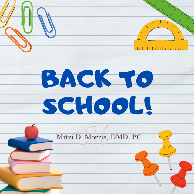 We hope all the kids are having a great first day back to school today! #MitziMorrisDMD #BackToSchool