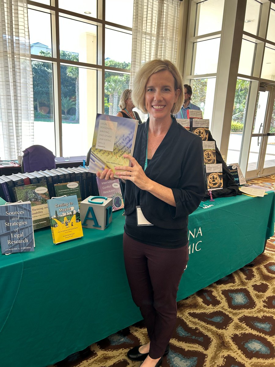 We had an amazing time at <a href="/ALWD_tweets/">Association of Legal Writing Directors</a>, <a href="/aallnet/">AALL</a> &amp; <a href="/sealslawschools/">SEALS Law Schools</a>! These conferences were an amazing way to cap off the summer and we can't wait to kick off the Fall semester with you. Thanks for stopping by to check out our titles, and Happy Back-to-School Season! 🥳 📚 ✨