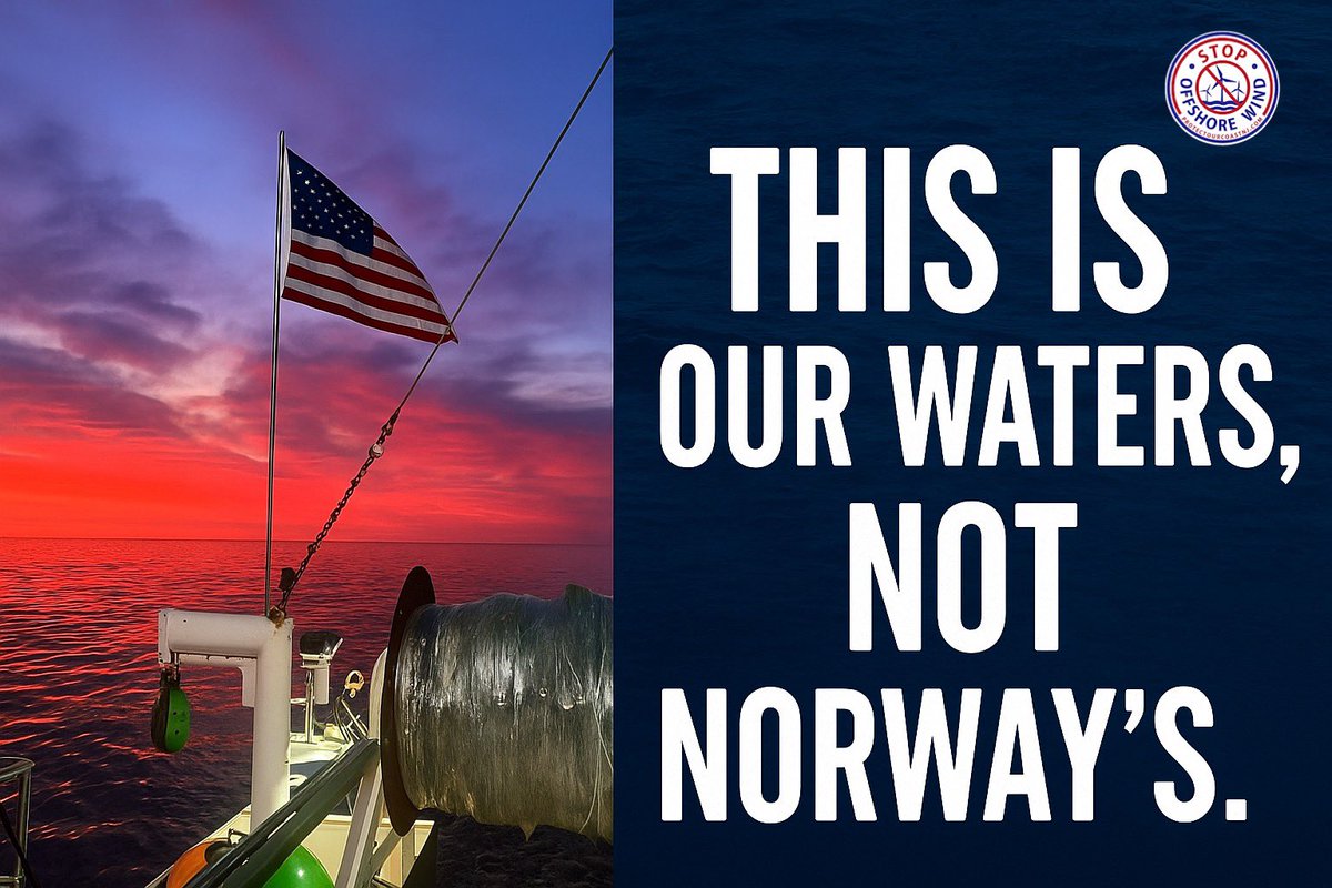 Protect Our Coast NJ (@njcoast_protect) on Twitter photo We don’t need FOREIGN FOSSIL FUEL companies destroying our wildlife habitats and fisheries.
Let’s END offshore wind construction NOW.
Thank you <a href="/SecretaryBurgum/">Secretary Doug Burgum</a> <a href="/POTUS/">President Donald J. Trump</a> !!! We don’t need FOREIGN FOSSIL FUEL companies destroying our wildlife habitats and fisheries.
Let’s END offshore wind construction NOW.
Thank you <a href="/SecretaryBurgum/">Secretary Doug Burgum</a> <a href="/POTUS/">President Donald J. Trump</a> !!!