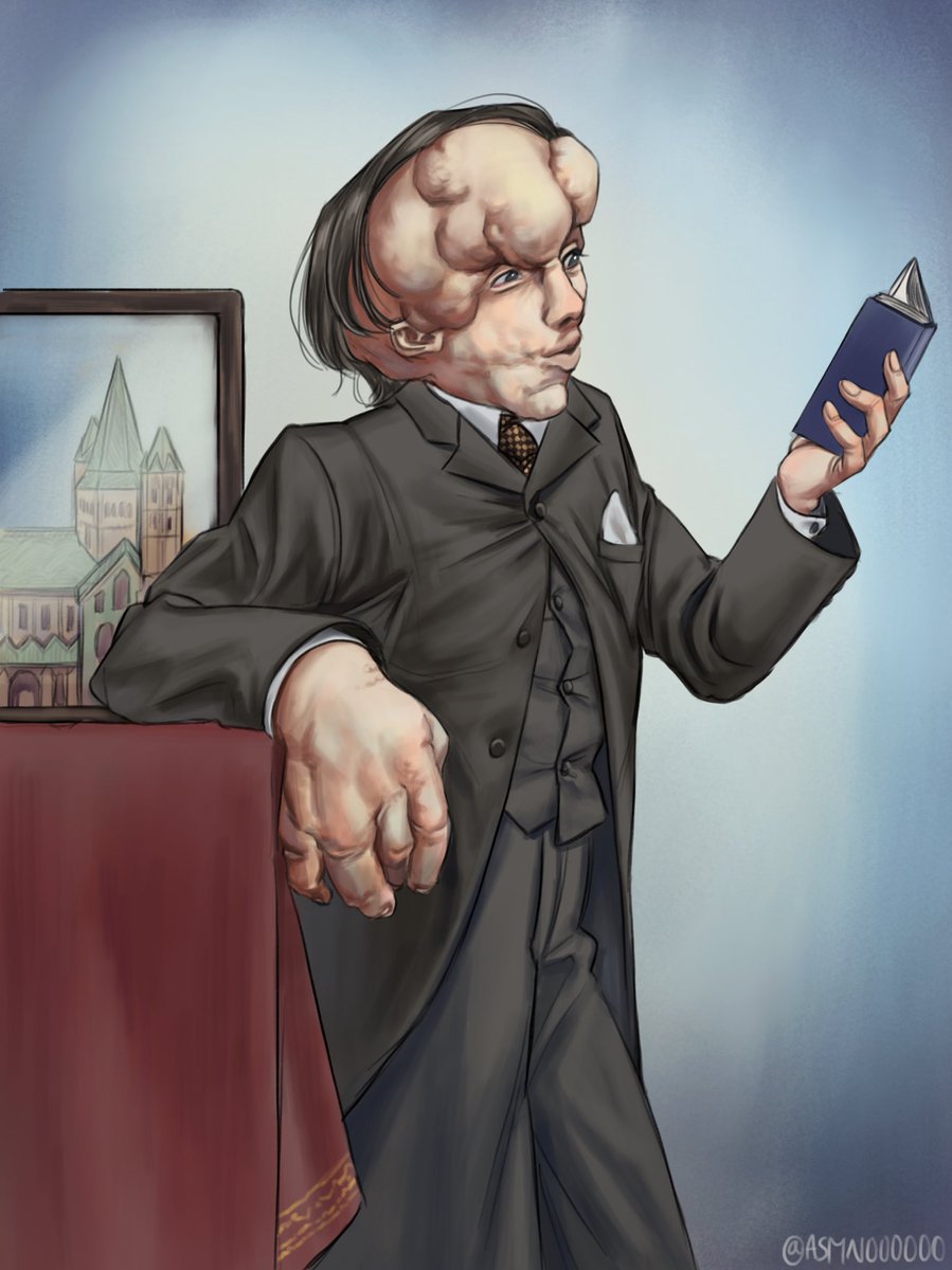 ASMN000000's tweet image. 8월 5일 오늘은 ‘엘리펀트 맨’으로 알려진 조셉 메릭의 생일.

1880년대 영국 사이드쇼(혹은 프릭쇼)에서 자신을 전시하던 인물이다. 데이빗 린치가 감독한 동명의 영화로도 유명하나, 실제 메릭은 그 보다 더 강단 있고 진취적인 인물이었다.

생일 축하해 메릭🫂
#josephmerrick