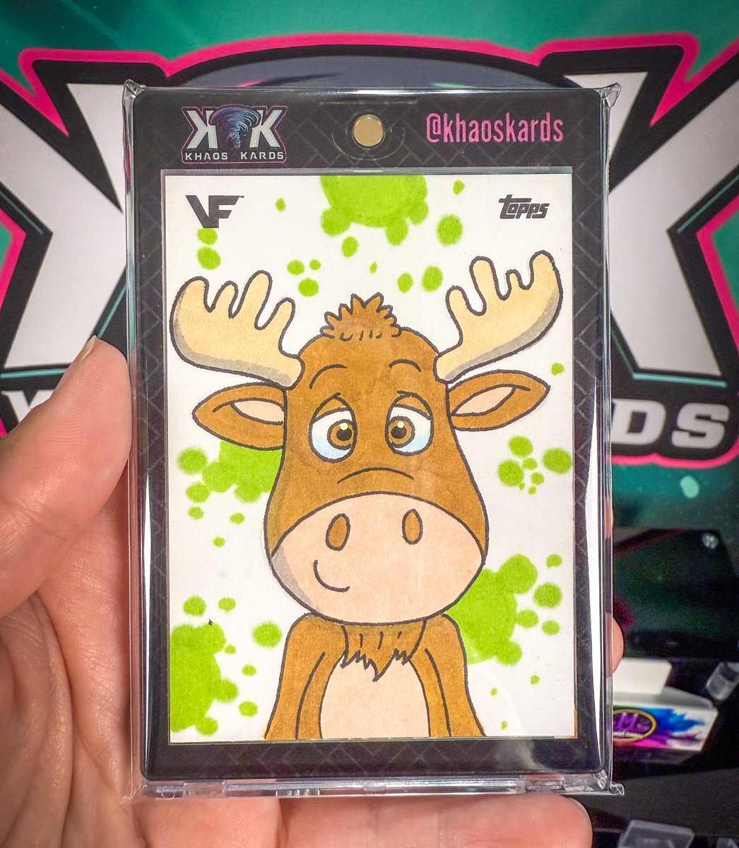 Brittney - Khaos Kards (@khaoskards) on Twitter photo Two of my favorite pickups from The National card show 🌪️ VeeFriends Mature Moose 1/1 sketch card and these beautiful custom one touch displays from <a href="/standupdisplays/">Stand Up Displays</a>. What were your finds? (Goal is to be THE Mature Moose collector so let me know if you have any!) Two of my favorite pickups from The National card show 🌪️ VeeFriends Mature Moose 1/1 sketch card and these beautiful custom one touch displays from <a href="/standupdisplays/">Stand Up Displays</a>. What were your finds? (Goal is to be THE Mature Moose collector so let me know if you have any!)