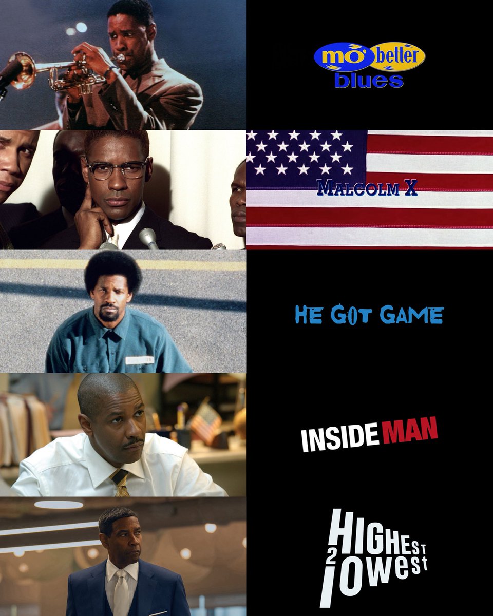 Denzel Washington directed by Spike Lee