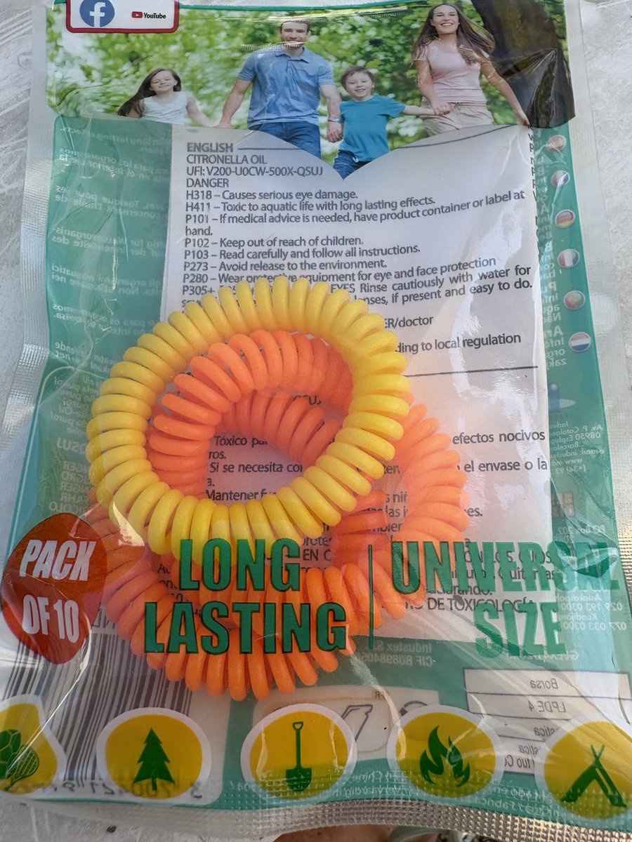 Acabo de descubrir pulseras anti mosquitos 🦟. Y funcionan. 😊