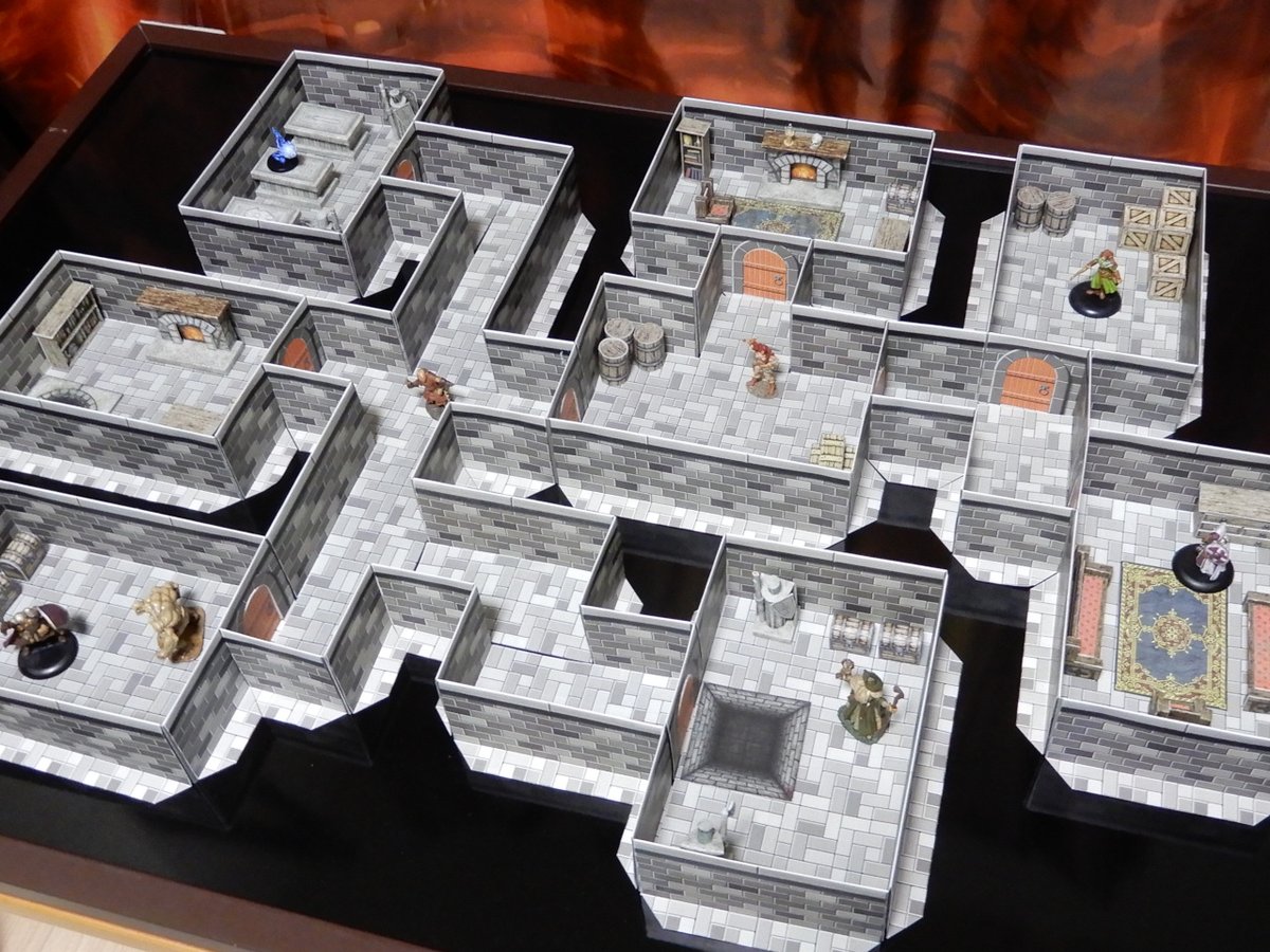 ダンジョンは設計する？

それとも無秩序に増築する？

いずれにしても、#ダンジョンウォール は、基本的なパーツさえあれば、ダンジョンを無限に拡大できるよ。

BOOTHで取り扱い中。
 → shikamanteikoku.booth.pm