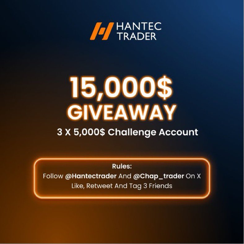 π.π ποΈ (@chap_trader) on Twitter photo Congratulations to <a href="/HantecTrader/">Hantec Trader</a> hitting 10k followers on X in regards to that $15,000 Giveaway π₯π£
$5,000 X 3 Two Phased Accounts βΌοΈ
- Follow <a href="/chap_trader/">CΞΞPL!N</a>, <a href="/HantecTrader/">Hantec Trader</a> & <a href="/Hantec_Markets/">Hantec Markets Global</a>
- Link and Retweet this post and the quote
- Also Follow <a href="/links_fx/">βNLY1LINKS</a>, <a href="/traderderaa/">Trader Dera ποΈ</a>, Congratulations to <a href="/HantecTrader/">Hantec Trader</a> hitting 10k followers on X in regards to that $15,000 Giveaway π₯π£
$5,000 X 3 Two Phased Accounts βΌοΈ
- Follow <a href="/chap_trader/">CΞΞPL!N</a>, <a href="/HantecTrader/">Hantec Trader</a> & <a href="/Hantec_Markets/">Hantec Markets Global</a>
- Link and Retweet this post and the quote
- Also Follow <a href="/links_fx/">βNLY1LINKS</a>, <a href="/traderderaa/">Trader Dera ποΈ</a>,
