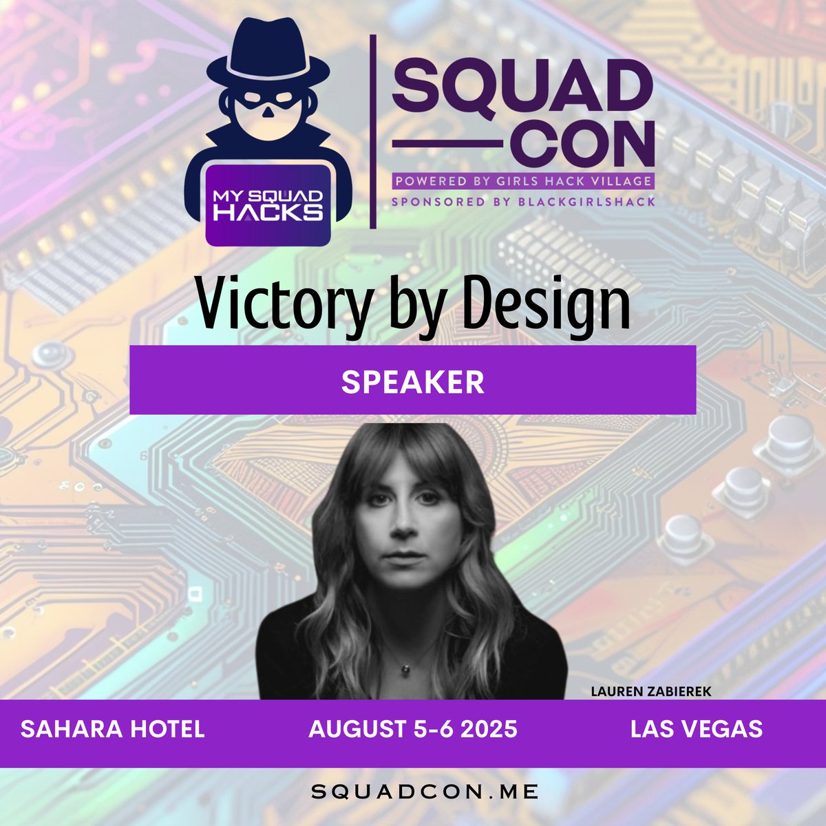 Lauren Zabierek has shaped national security at every level — from Air Force intel to CISA to the Secure by Design Initiative.

She joins SquadCon'25 for #STMIC: Project 2030 to help us reimagine a secure-by-design future.
🎟️ bgh.mobi/sctix
#SquadCon25 #victorybydesign