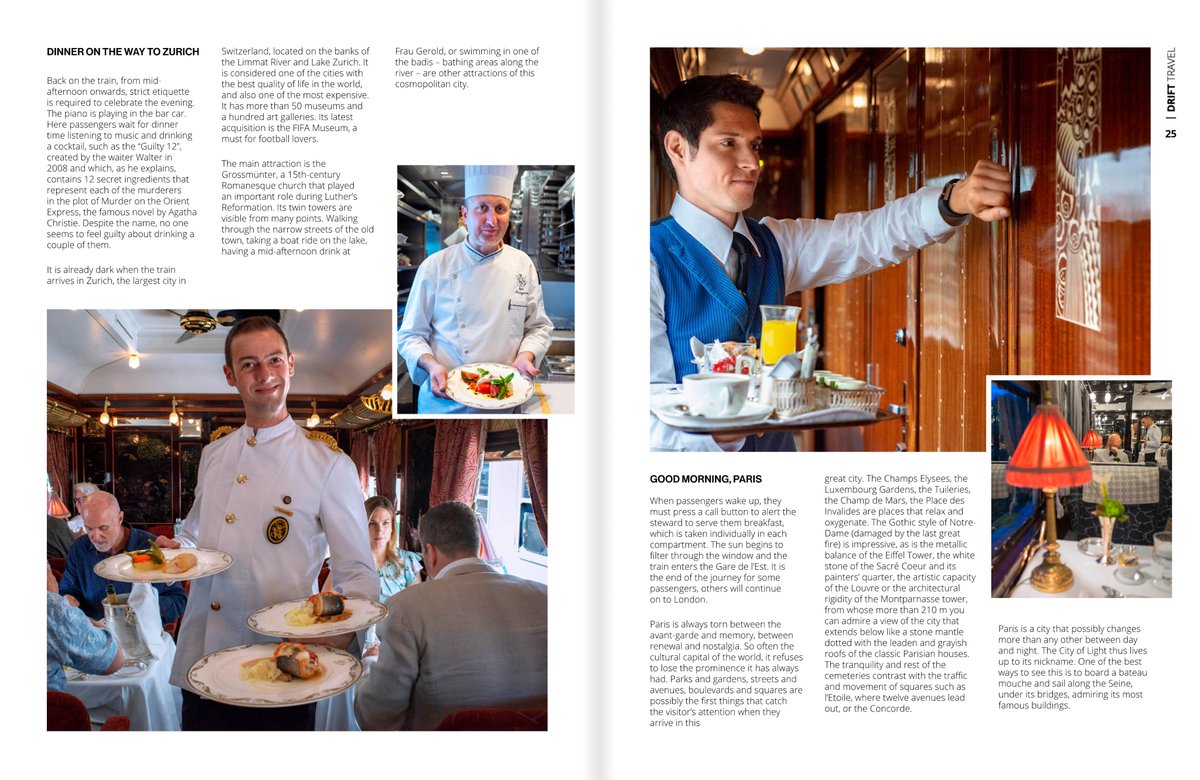 Publicado en una de las revistas de viaje más importantes de Canadá mi artículo sobre el VENICE SIMPLON ORIENT EXPRESS