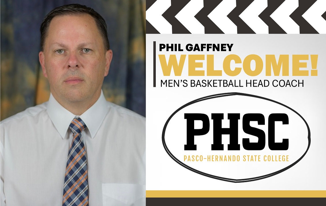 PHSC Athletics is excited to welcome Phil Gaffney as our new Men’s Basketball Head Coach! 🎉

Phil comes to us from Gulf Coast State College, where he spent five seasons as the Head Coach. In his career, he has led 4 NJCAA programs to top-5 national rankings. 

#BackTheCats 🐾