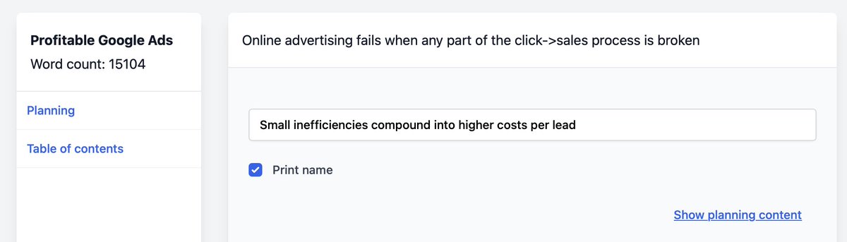 Pete_Bowen's tweet image. Today&apos;s writing session tried to explain how small inefficiencies in the lead-&amp;gt;sale process end up as much higher advertising cost per sale.

Let’s say everything in your system is running smoothly:

* 25% of people who click your ad fill out the form
* 90% of those leads get…