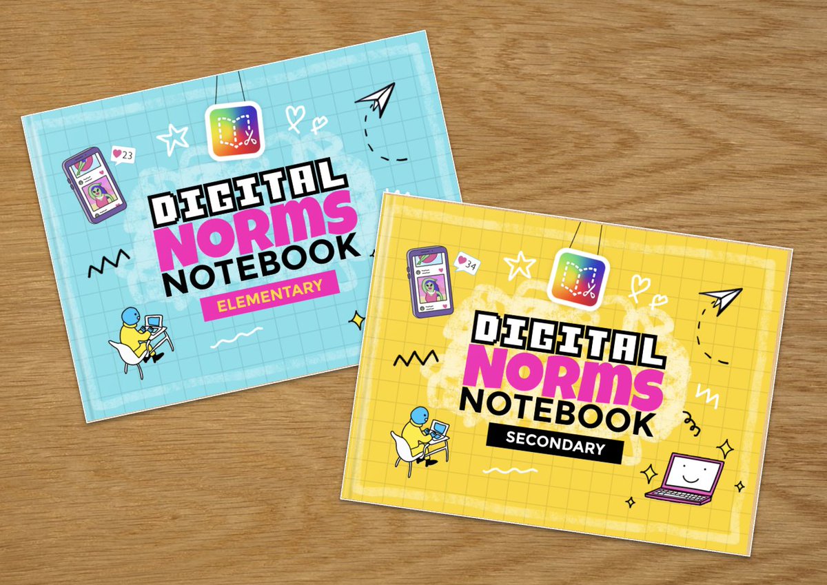 Shannon McClintock Miller (@shannonmmiller) on Twitter photo Spark digital citizenship and digital literacy conversations with the Digital Norms Notebooks from <a href="/BookCreatorApp/">Book Creator Team</a> 📚🤩💻
I am so excited to use these with our elementary and secondary students to kick off the school year.🥳
➡️buff.ly/P9NOH9P
#digcit #digitalliteracy Spark digital citizenship and digital literacy conversations with the Digital Norms Notebooks from <a href="/BookCreatorApp/">Book Creator Team</a> 📚🤩💻
I am so excited to use these with our elementary and secondary students to kick off the school year.🥳
➡️buff.ly/P9NOH9P
#digcit #digitalliteracy