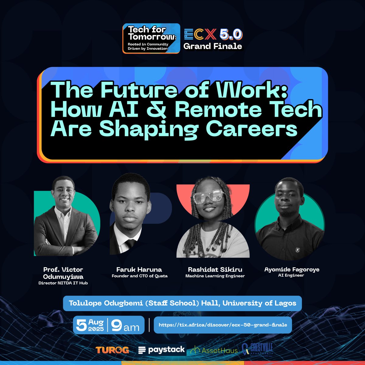 DSN - Data Science Nigeria (@dsn_ai_network) on Twitter photo The future of work isn’t coming—it’s already here.
It’s automated. It’s remote. It’s evolving faster than most people can keep up.
The real question is: Are you adapting, or getting left behind?
Join our Machine Learning Engineer, <a href="/o_damilola21/">Rashidat Sikiru</a>, at the <a href="/engcareerexpo/">Engineering Career Expo</a> 5.0 Grand The future of work isn’t coming—it’s already here.
It’s automated. It’s remote. It’s evolving faster than most people can keep up.
The real question is: Are you adapting, or getting left behind?
Join our Machine Learning Engineer, <a href="/o_damilola21/">Rashidat Sikiru</a>, at the <a href="/engcareerexpo/">Engineering Career Expo</a> 5.0 Grand