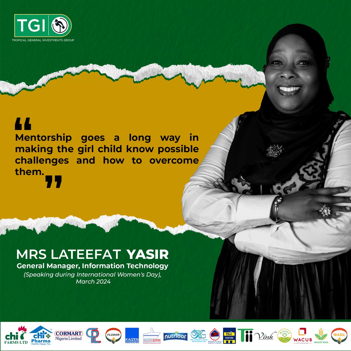 You owe it to the world to pave the way for the next generation.

#MotivationMonday #theTGIway