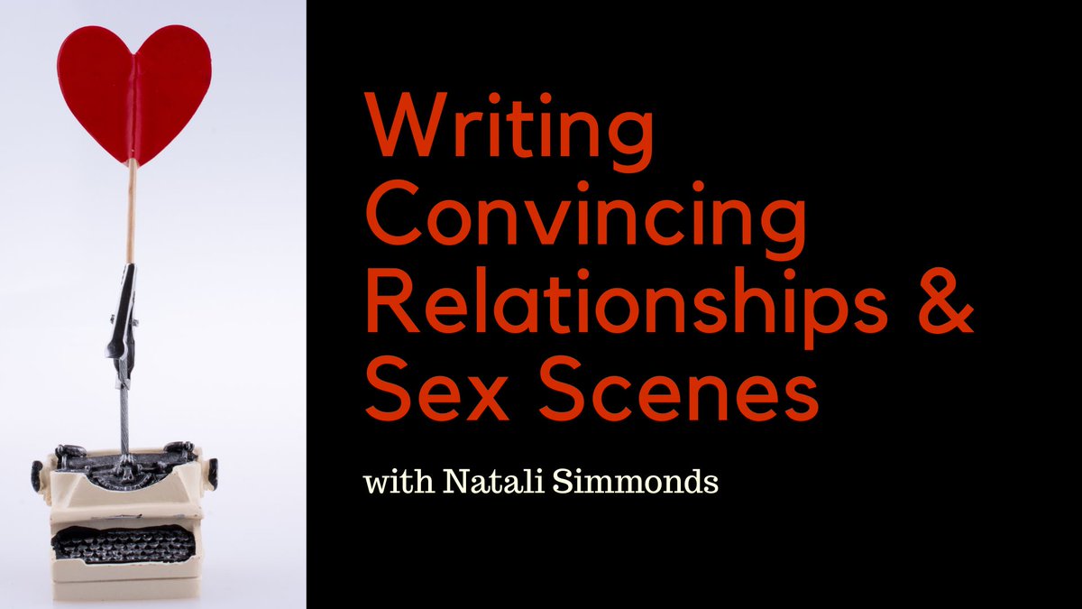 Natali Simmonds (@njsimmondsbooks) on Twitter photo Very excited to be teaching my WRITING CONVINCING RELATIONSHIPS & SEX SCENES class with the <a href="/Profwriting/">Professional Writing Academy</a> 7pm on 7 August. Loads of writers are signed up already and it's only £20!!
See you there...
tixoom.app/pwalecturer/rm… Very excited to be teaching my WRITING CONVINCING RELATIONSHIPS & SEX SCENES class with the <a href="/Profwriting/">Professional Writing Academy</a> 7pm on 7 August. Loads of writers are signed up already and it's only £20!!
See you there...
tixoom.app/pwalecturer/rm…