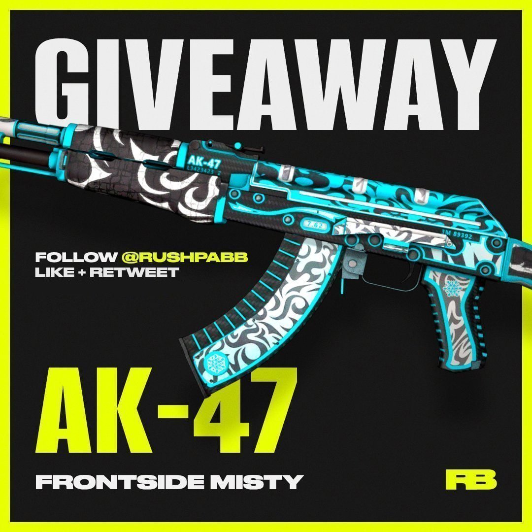 RUSH B APP (@rushbapp) on Twitter photo 🎯 AK-47 | Frontside Misty CS2 skin GIVEAWAY 🎯
One of the cleanest, most iconic AK skins in CS2 — and we’re giving it away 👇
Want a shot at owning this beauty? Here’s how to enter:
✅ Follow <a href="/rushbapp/">RUSH B APP</a>
❤️ Like this post
🔁 Retweet this post
🗓 Ends August 11 — winner 🎯 AK-47 | Frontside Misty CS2 skin GIVEAWAY 🎯
One of the cleanest, most iconic AK skins in CS2 — and we’re giving it away 👇
Want a shot at owning this beauty? Here’s how to enter:
✅ Follow <a href="/rushbapp/">RUSH B APP</a>
❤️ Like this post
🔁 Retweet this post
🗓 Ends August 11 — winner