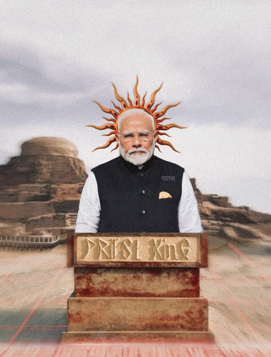 &gt; be priest king
&gt; doesn't give a fxck about orange nigga 
&gt; replies nothing 
&gt; gives speech to fellow bharatvaasi 
&gt; bows down infront of Mahakaal
&gt; leaves