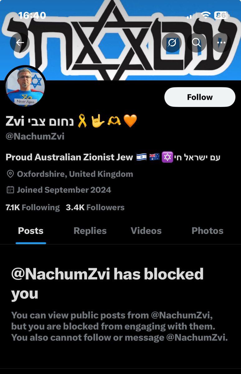 Posts then blocks so cannot retort
Typical of a Zionist Jew.
Lowest of the Low is NachumZvi