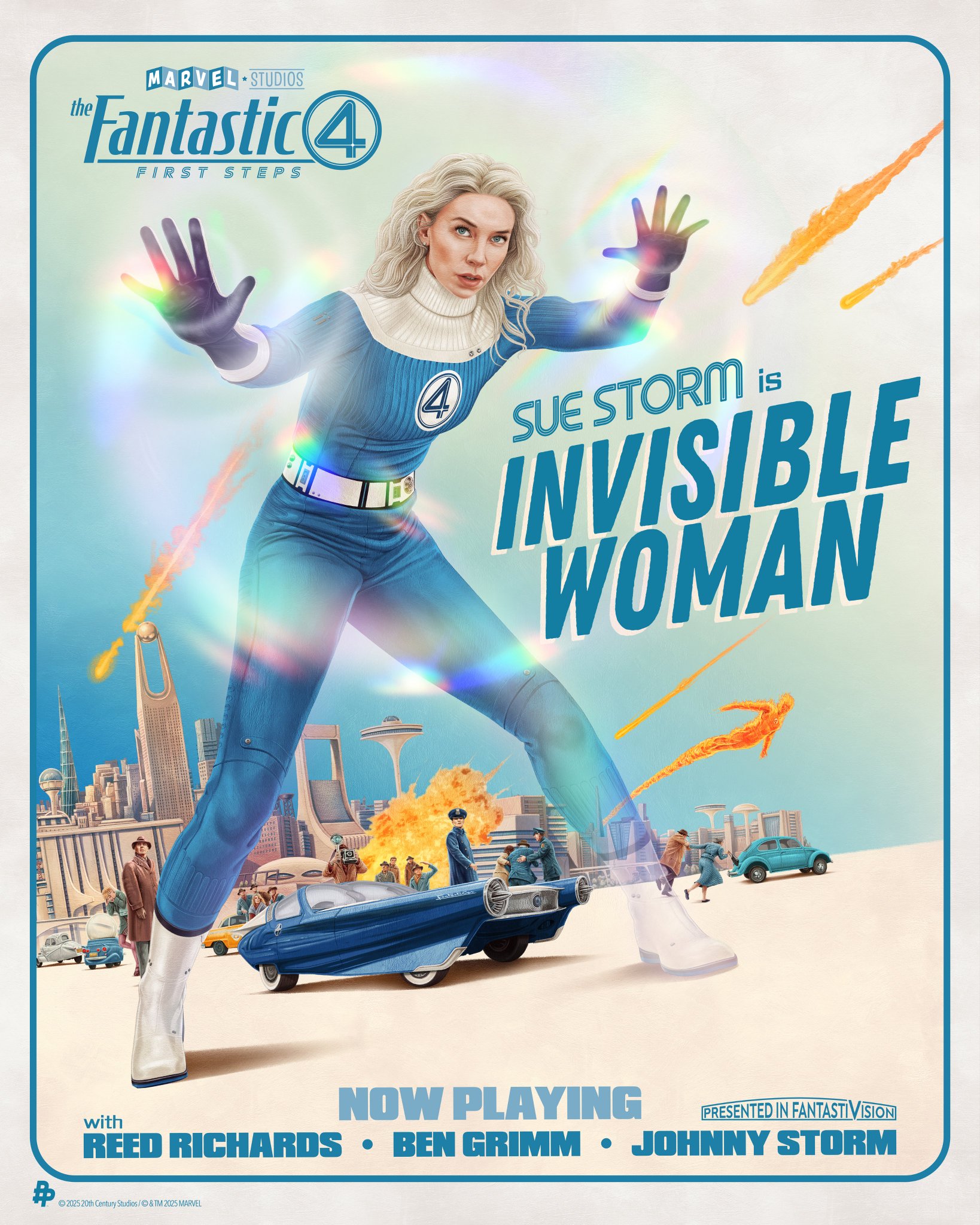 Creatieve Fantastic Four 2025 poster